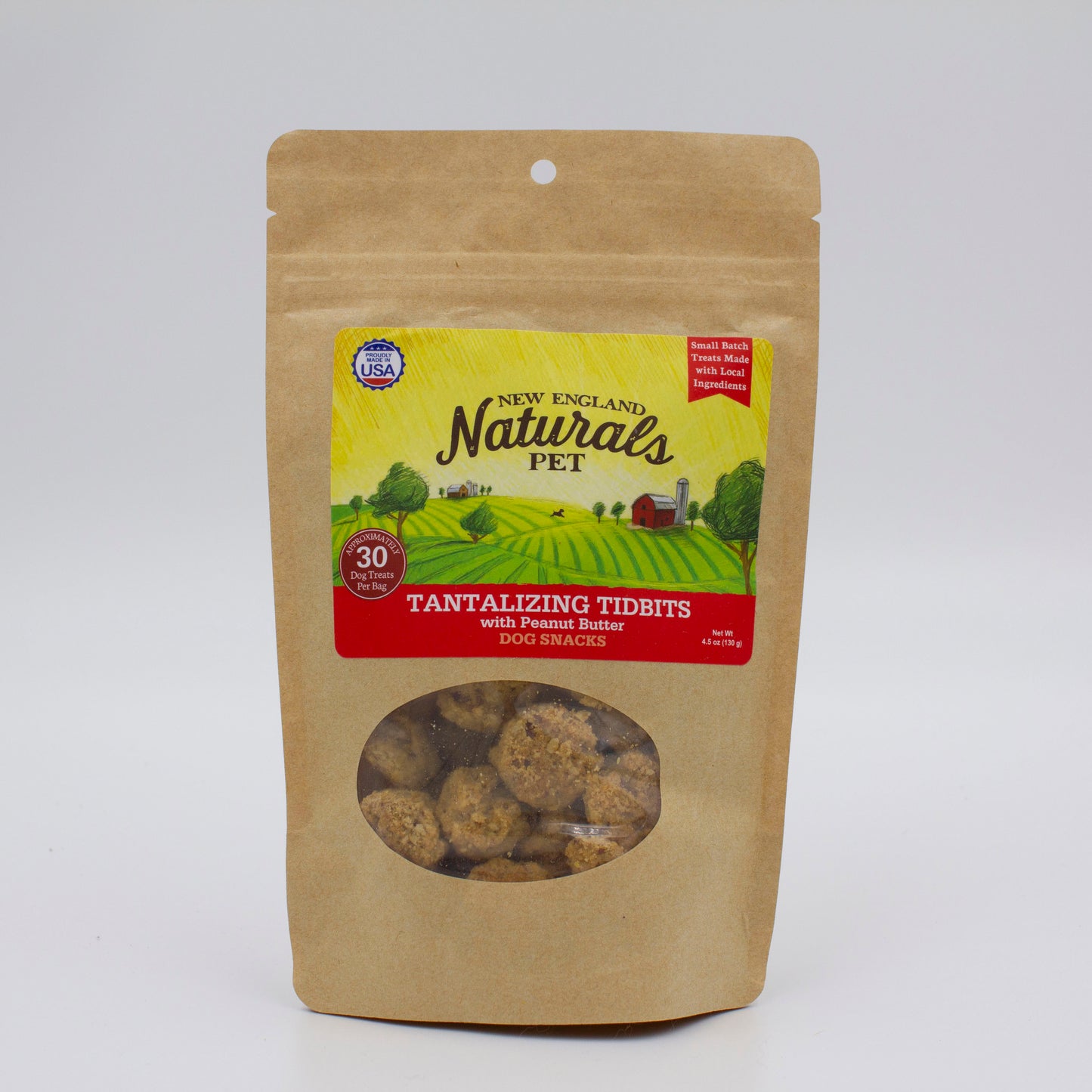 New England Naturals Tantalizing Tidbits with Peanut Butter